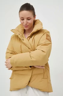 Kurtki damskie - adidas Performance kurtka puchowa damska kolor beżowy zimowa - grafika 1