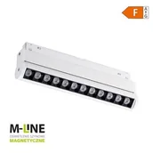 Lampy pozostałe - Reflektor szynowy DPM M-Line MTL-NRS-12W-W Biały - miniaturka - grafika 1