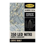 Oświetlenie świąteczne - Lampki choinkowe Nitki 350 LED biały ciepły 14 szt. Bulinex - miniaturka - grafika 1