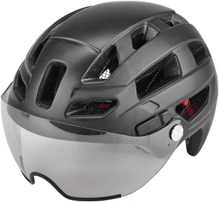 UVEX finale Visor City Trekking kask rowerowy czarna 2018, 56-61cm 4107530317 - Kaski rowerowe - miniaturka - grafika 2