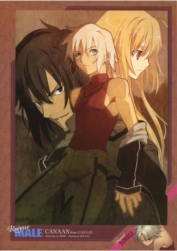 Plakat Anime Manga Canaan CAN_011 A1+ (custom)