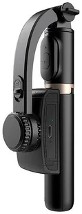 Gimbal / statyw z lampą Apexel Q08d Czarny - Statywy fotograficzne - miniaturka - grafika 1