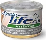 Mokra karma dla kotów - Life Pet Care LIFE CAT pusz.150g TUNA+ANCHOVIES+SURIMI LA RICETTE /24 - miniaturka - grafika 1
