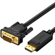 Kable komputerowe i do monitorów - Ugreen Kabel DisplayPort do VGA UGREEN DP105, FullHD, jednokierunkowy, 1.5m (czarny) UGR339BLK - miniaturka - grafika 1