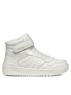 Geox Sneakersy J Washiba Girl J36HXA 05415 C1000 D Biały - Buty dla dziewczynek - miniaturka - grafika 1