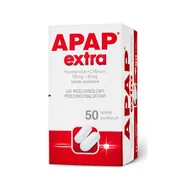 Przeziębienie i grypa - US Pharmacia Apap Extra 500mg + 65mg 50 szt. - miniaturka - grafika 1