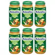 Dania dla dzieci - BoboVita Obiadek Warzywa w potrawce z cielęciną 1-3 lata zestaw 6 x 250 g - miniaturka - grafika 1
