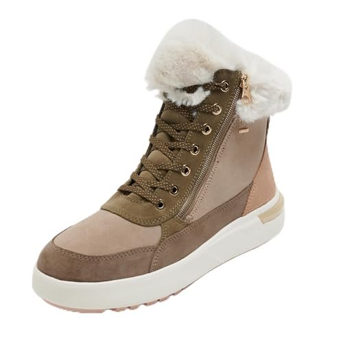Geox D Dalyla B Abx A, Botki damskie, Musk Off White, 41 EU