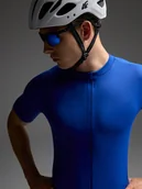 Koszulki rowerowe - 4F Koszulka rowerowa męska - niebieska L - miniaturka - grafika 1