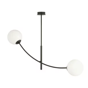Emibig HUNTER 2 BLACK/OPAL1102/2 lampa sufitowa żyrandol nowoczesny 1102/2 - Lampy sufitowe - miniaturka - grafika 2