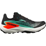Buty trekkingowe męskie - Buty trailowe Salomon Genesis - Black/Electric Green - miniaturka - grafika 1