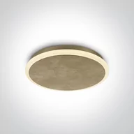 Lampy sufitowe - Ismena plafon LED okrągły mosiądz 62112/BS/W OneLight - miniaturka - grafika 1