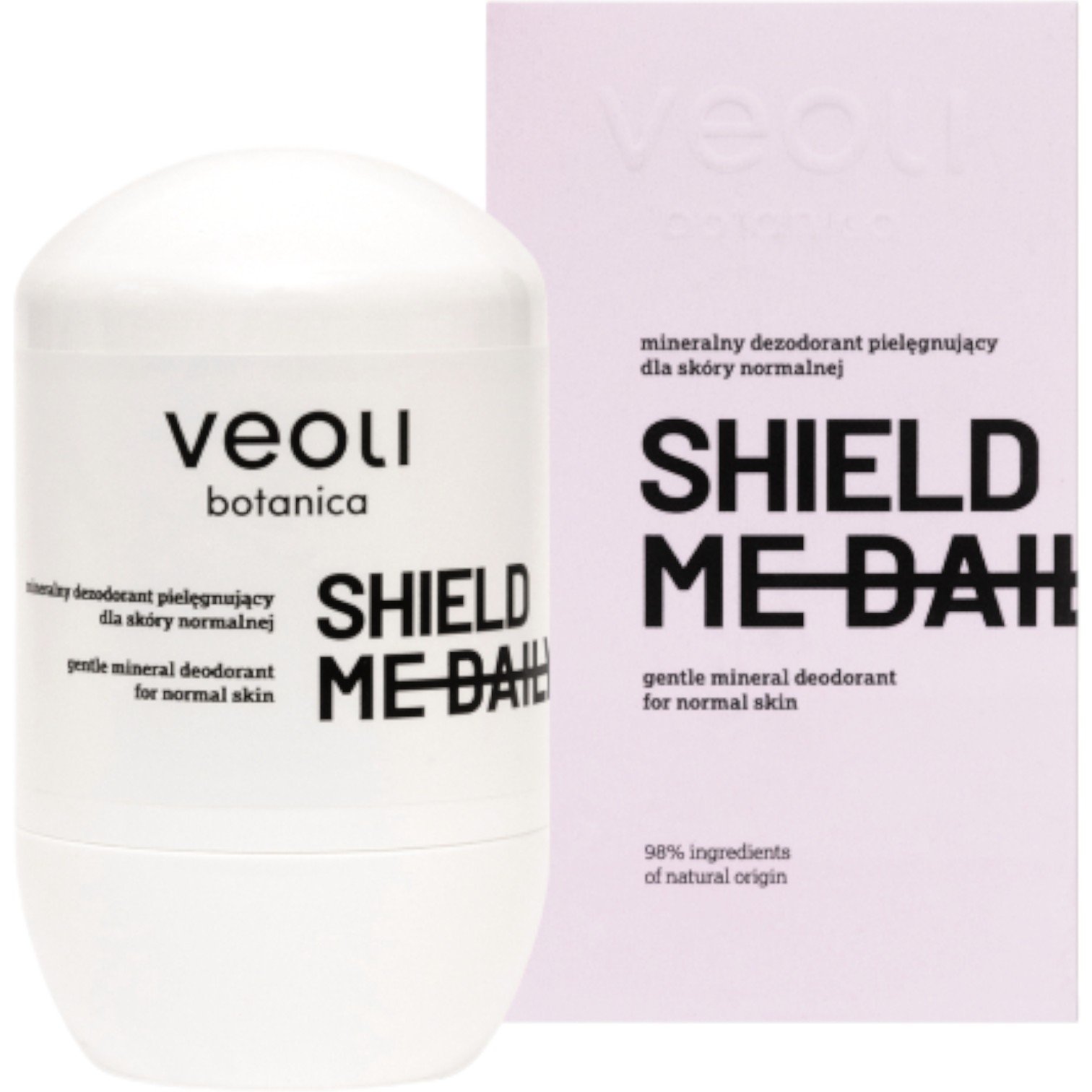 Veoli Botanica Shield Me Daily Mineralny dezodorant pielęgnujący do skóry normalnej
