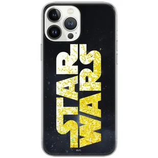 ERT GROUP etui na telefon Apple Iphone 13 PRO MAX, case oryginalny i oficjalnie licencjonowany przez Star Wars, wzór 007, optymalnie dopasowane, z efektem płynnego brokatu - Etui i futerały do telefonów - miniaturka - grafika 1