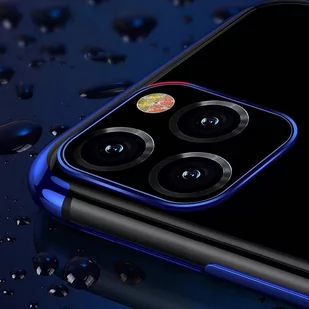 Clear Color case żelowy pokrowiec etui z metaliczną ramką Samsung Galaxy A52s 5G / A52 5G / A52 4G czarny - Etui i futerały do telefonów - miniaturka - grafika 3
