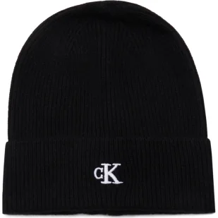 CALVIN KLEIN JEANS Czapka | z dodatkiem wełny i kaszmiru - Czapki damskie - miniaturka - grafika 1