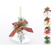 Ozdoby bożonarodzeniowe - Zawieszka dzwonki 13 cm mix kolorów - miniaturka - grafika 1