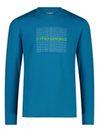 Koszulki sportowe męskie - CMP Koszulka funkcyjna w kolorze niebieskim - miniaturka - grafika 1