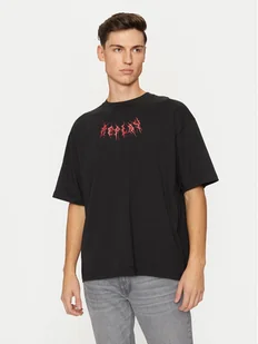REPLAY T-Shirt M6878 .000.2660 Czarny Regular Fit - Koszulki męskie - miniaturka - grafika 1