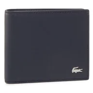 Portfele - Lacoste Duży Portfel Męski Small Billfold NH1115FG Marine 166 - miniaturka - grafika 1