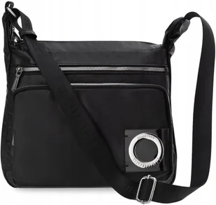 Monnari sportowa torba damska listonoszka torebka crossbody logo pasek - Torebki damskie - miniaturka - grafika 1