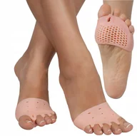 Ortezy, stabilizatory i opaski elastyczne - Żelowy separator haluksy klin między palce osłona - miniaturka - grafika 1