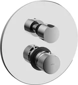 Baterie umywalkowe - Paffoni Rubinetterie Bateria podtynkowa 3-drożna z przełącznikiem mechanicznym - miniaturka - grafika 1