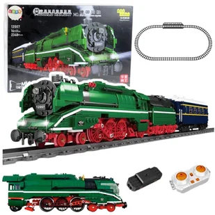 Klocki Konstrukcyjne Lokomotywa Parowa Zdalnie Sterowana RC 2348 el. - Klocki - miniaturka - grafika 1