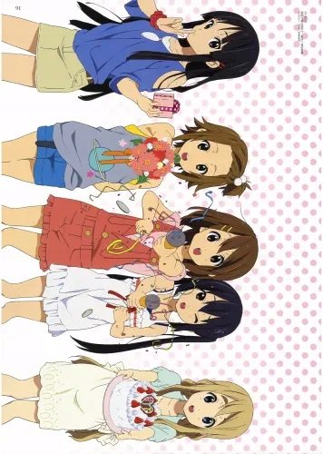 Plakat Anime Manga K-on! KON_316 A2 (custom)