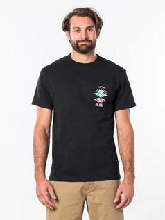 Koszulki dla chłopców - Rip Curl SEARCH ICON black koszulka męska - S - grafika 1