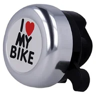 Dzwonki do roweru - Dzwonek rowerowy FOREVER BIKE00025 Srebrny - miniaturka - grafika 1