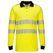 Odzież robocza - PORTWEST FR702 Trudnopalna ostrzegawcza koszulka Polo - miniaturka - grafika 1