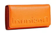 Portfele - Desigual Womens Mone_half Logo Mariona Billfold, pomarańczowa - pomarańczowy - jeden rozmiar - miniaturka - grafika 1