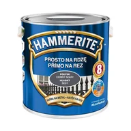 Emalie - Akzo Nobel Farba Hammerite Prosto Na Rdzę ciemny szary połysk 2,5l - miniaturka - grafika 1