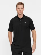 Koszulki męskie - Lacoste Polo DH3201 Czarny Regular Fit - miniaturka - grafika 1