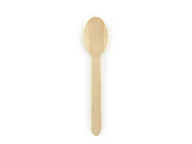 Dekoracje i nakrycia stołu na imprezę - PartyDeco Drewniane łyżki, 16cm (1 op. / 100 szt.) SDM1-3 [16403671] - miniaturka - grafika 1