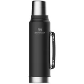 Termosy - Stanley Termos stalowy LEGENDARY CLASSIC czarny 1L 10-08266-002 - miniaturka - grafika 1