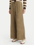 Spodnie damskie - Roxy Spodnie materiałowe Lekeito Pant Knit ERJNP03691 Zielony Regular Fit - miniaturka - grafika 1