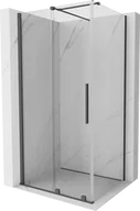 Kabiny prysznicowe - Mexen Velar kabina prysznicowa rozsuwana 90x100 cm, transparent, gun gray szczotkowany - 871-090-100-01-66 - miniaturka - grafika 1