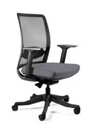 Fotele i krzesła biurowe - Fotel biurowy, ergonomiczny, Anggun - M, slategrey, czarny - miniaturka - grafika 1
