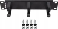 Części i akcesoria do laptopów - Lanberg ORGANIZER KABLI 10" 1U Z 3 METALOWYMI UCHWYTAMI TYP B CZARNY LANBERG - miniaturka - grafika 1
