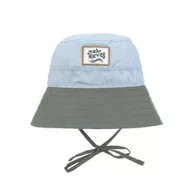 Czapeczki dla niemowląt - Lassig Kapelusz rybacki z filtrem UV80 Splash & Fun sky blue/deep olive, rozm. 50/51 - miniaturka - grafika 1