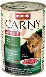 Animonda Carny Cat Dorosłe Wołowina, dziczyzna + borówka Puszka 400g 13036 - Mokra karma dla kotów - miniaturka - grafika 3