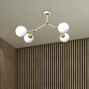 Milagro Lampa sufitowa Lampa sufitowa LED Ready biała do jadalni MLP7465 MLP7465 - Lampy sufitowe - miniaturka - grafika 2