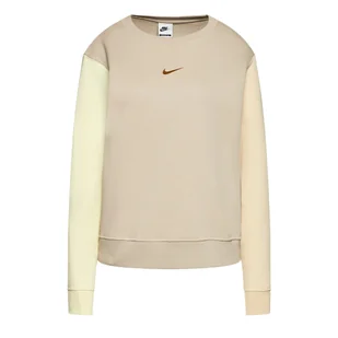Damska Bluza sportowa Nike Swoosh W Beżowa - DJ4411-210-L - Bluzy damskie - miniaturka - grafika 1
