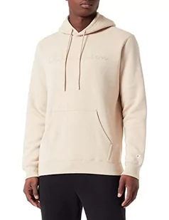 Champion Męska bluza z kapturem Legacy American Classics Heavy Powerblend z polarem, szarobrązowa, XL - Bluzy męskie - miniaturka - grafika 1