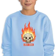 Bluzy dla dziewczynek - Bluza Dziecięca Niebieska Lost Soul Mix Różnych Wzorów -164 Cm (14-15) - miniaturka - grafika 1