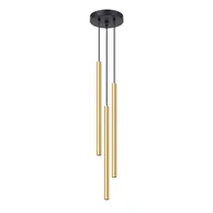 Lampy sufitowe - Lampa Wisząca PASTELO 3P złoty połysk - miniaturka - grafika 1