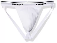 Majtki damskie - Papi Męskie stringi bielizna (3 sztuki), Czarny/biały/niebieski, S - miniaturka - grafika 1