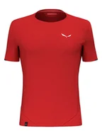 Koszulki sportowe męskie - Salewa Koszulka funkcyjna w kolorze czerwonym - miniaturka - grafika 1